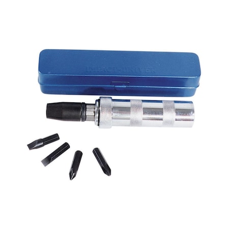 K-Tool International Impact Driver Set, w/Impact Bits, 3/8" KTI-71700